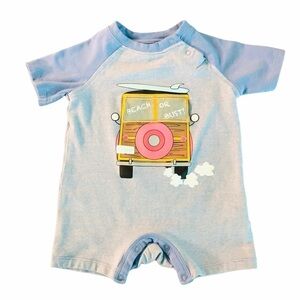 LEO & LUNA - INFANT BOYS BEACH ONESIE SIZE 3 mos